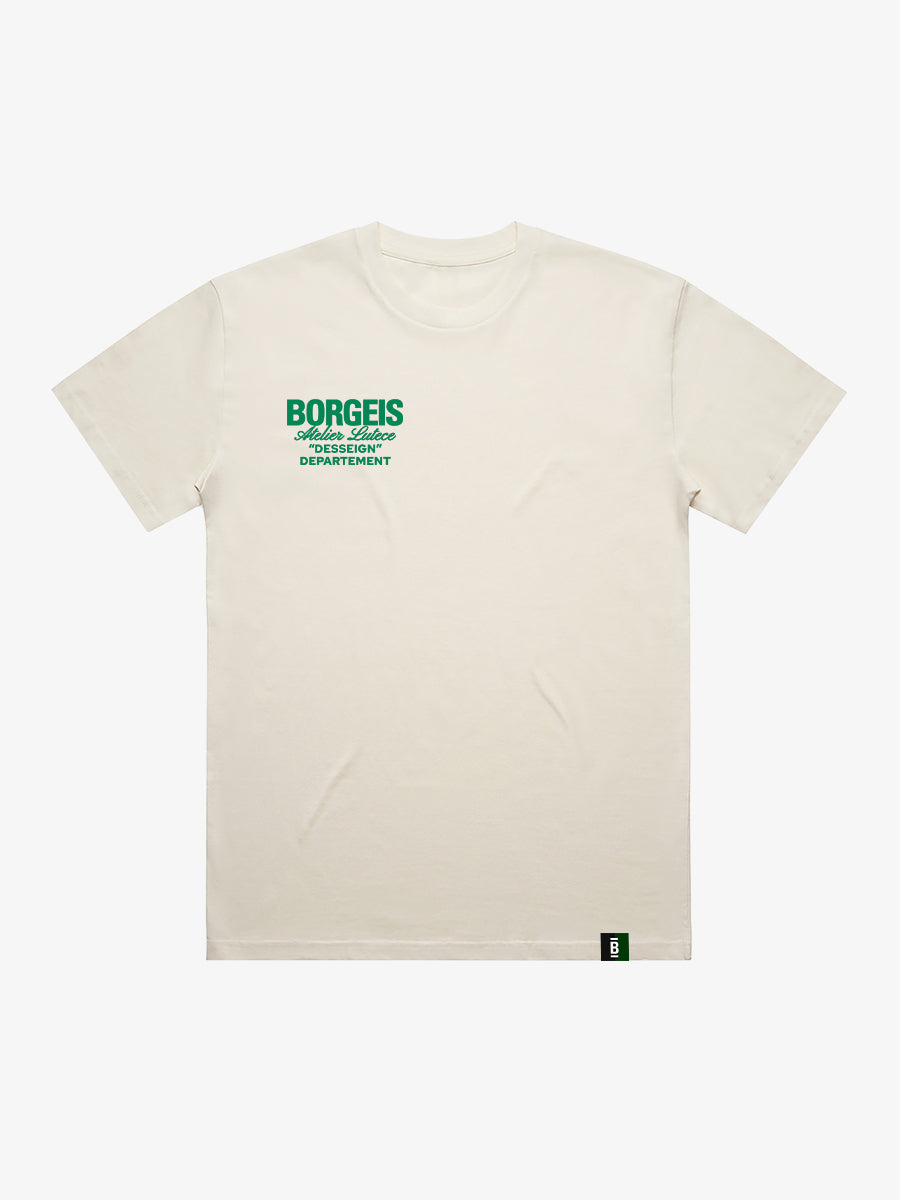 BORGEIS AL Oversized Tee Ecru [PRE ORDER]